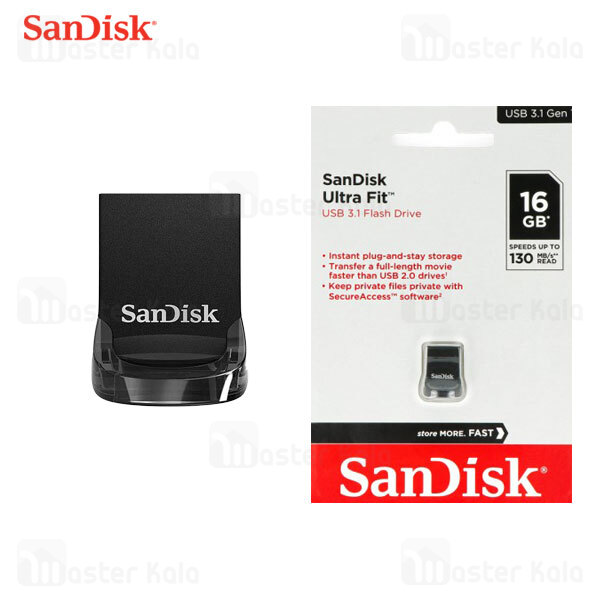 فلش مموری 16 گیگابایت سن دیسک SanDisk Ultra Fit SDCZ430 USB 3.1